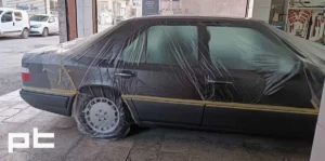 Mercedes W124 boyama